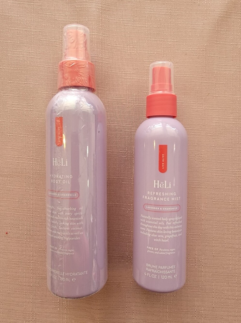 Heli Refreshing Fragrance Mist & Hydrating Body Oil - Lavender Chamoile